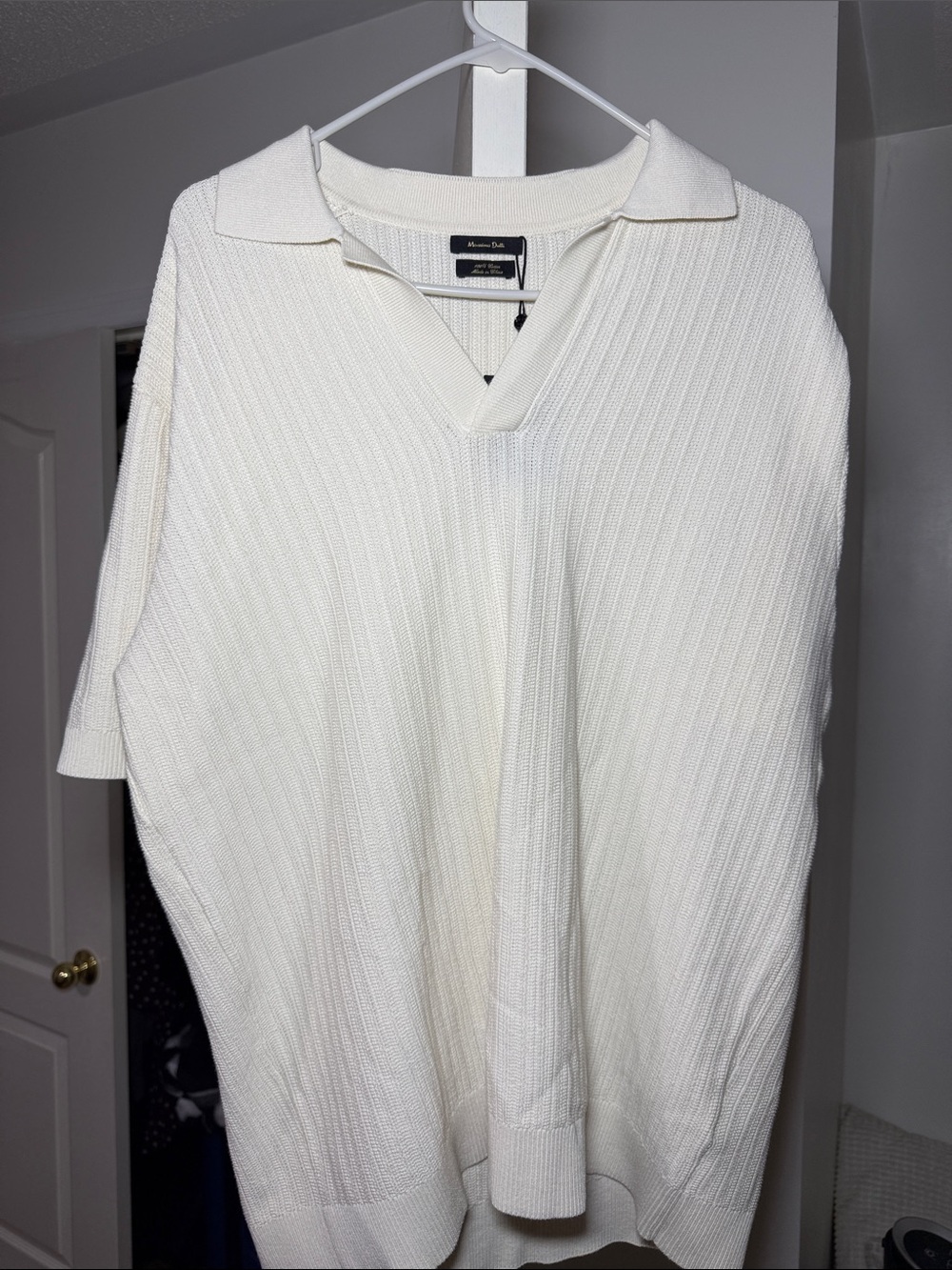 zara x massimo dutti Cream Shirt